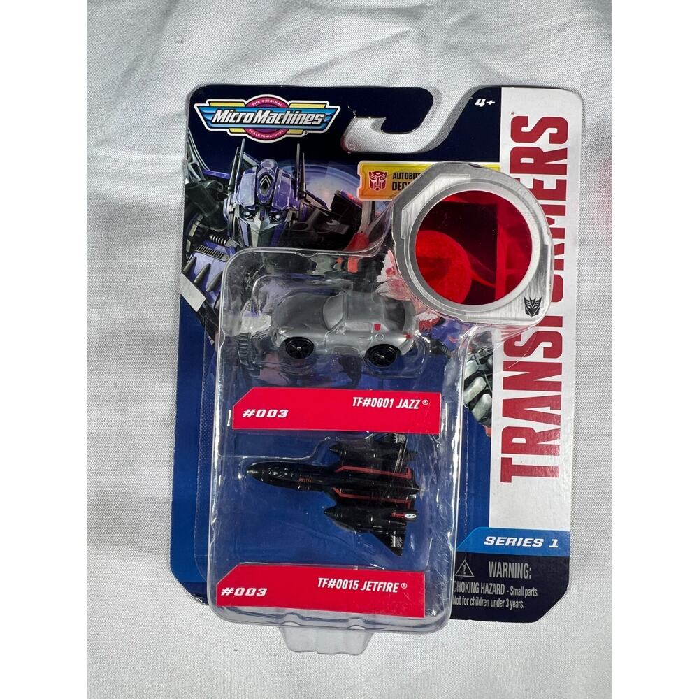 Micro Machines Series 1 Transformers 2-Pack Jetfire #0015 Jazz #0001 NEW Sealed